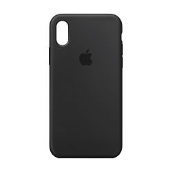 Клип-кейс (накладка) Apple Silicone Case закрытый для Apple iPhone Xs Max силикон, чёрный