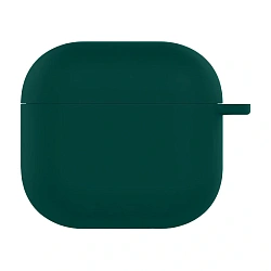 Кобура Silicon Protection Case для Apple AirPods 4 силикон, тёмно-зелёный