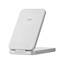 Внешний аккумулятор с беспроводной зарядкой uBear Cruise Wireless Power Bank 3 in 1 8000 мАч 15 Вт белый
