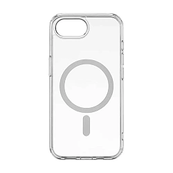 Клип-кейс (накладка) uBear Real Mag Case для Apple iPhone 16e / 17e полиуретан, поликарбонат, прозрачный