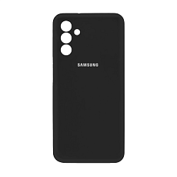 Клип-кейс (накладка) Silicone cover закрытый для Samsung Galaxy A05s силикон, чёрный