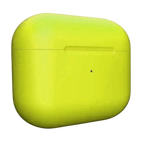 Беспроводные наушники Apple AirPods 3 ярко-жёлтый матовый - 3