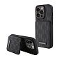 Клип-кейс (накладка) с визитницей CG Mobile Lagerfeld Karl PU Saffiano Cardslot для Apple iPhone 15 Pro Max