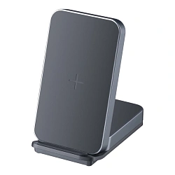 Беспроводное зарядное устройство Deppa Charging Stand 2 in 1 20 Вт графит