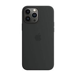 Клип-кейс (накладка) Apple Silicone Case MagSafe для Apple iPhone 13 Pro Max силикон, Black