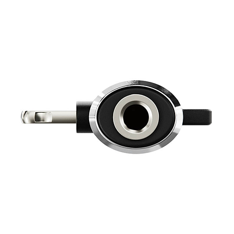 Адаптер-переходник Breaking (Lightning to 3.5mm mini Jack + Lightning) 7 см, чёрный - 3