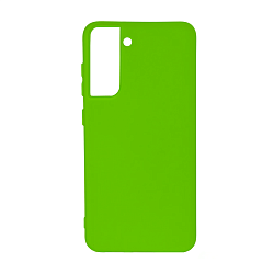 Клип-кейс (накладка) Без лого для Samsung Galaxy S22 силикон, ярко-зелёный