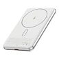 Внешний аккумулятор с беспроводной зарядкой WIWU Silver Seraph Alloy Unibody Power Bank 5000 мАч 20 Вт серебристый - 2