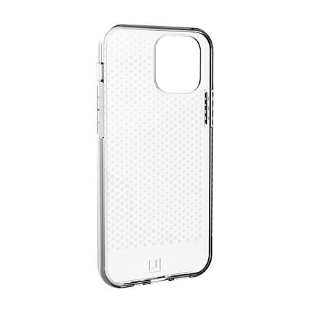 Клип-кейс (накладка) UAG Lucent для Apple iPhone 12 / 12 Pro силикон, прозрачный (Ice) - 4