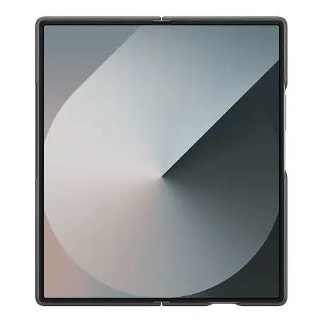 Клип-кейс (накладка) Samsung Kindsuit Case для Samsung Galaxy Z Fold 6 экокожа, серый - 2