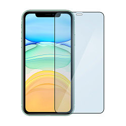 Защитное стекло Mocoll 3D для Apple iPhone Xr / 11, черная рамка
