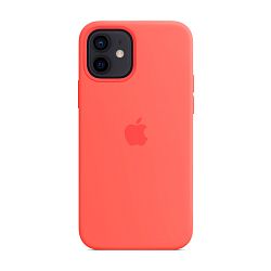 Клип-кейс (накладка) Apple Silicone Case MagSafe для Apple iPhone 12 / 12 Pro силикон, Pink Citrus