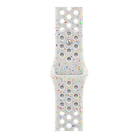 Ремешок Apple Nike Sport Band для Apple Watch 38 / 40 / 41 / 42mm фторэластомер Pure Platinum (S/M) - 3