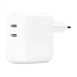 Сетевое зарядное устройство Apple Dual USB-C 35 Вт белый