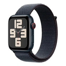 Умные часы Apple Watch SE (2024) 44mm GPS Midnight Aluminium Case Ink Sport Loop