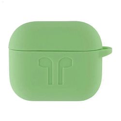 Кобура Protective Case (c карабином) для Apple AirPods 3 силикон, зелёный