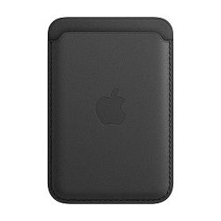 Кардхолдер Leather Wallet with Magsafe для Apple iPhone искусственная кожа, чёрный