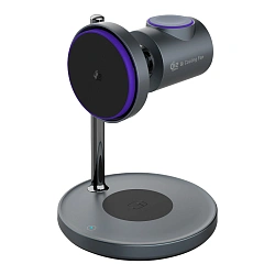 Беспроводное зарядное устройство Deppa Magsafe Qi2.2 Max Power 3 in 1 25 Вт серый