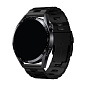 Блочный браслет (звенья) ZN38 для Samsung Watch 22mm титан (Уценка) чёрный (хорошее состояние, царапины и потертости)