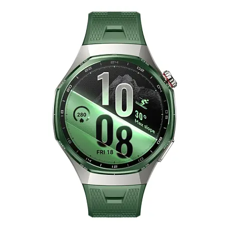 Умные часы Huawei Watch GT 7 Pro 46mm титановый (зелёный ремешок) - 2