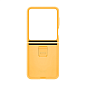 Клип-кейс (накладка) Samsung Silicone Case with Ring для Samsung Galaxy Z Flip 5 силикон, жёлтый - 6