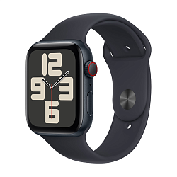 Умные часы Apple Watch SE (2023) 44mm GPS + Cellular Midnight Aluminium Case Midnight Sport Band