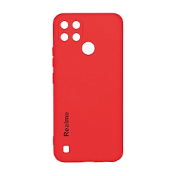 Клип-кейс (накладка) для Realme C21Y / C25Y силикон, красный