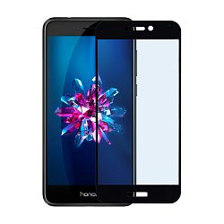 Защитное стекло 3D Classic для Honor 8 Lite, черная рамка