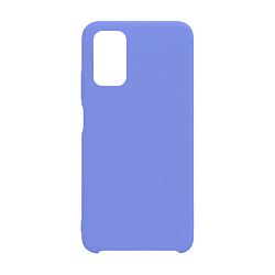 Клип-кейс (накладка) Silicone cover (без лого) для Xiaomi Poco M3  силикон, васильковый