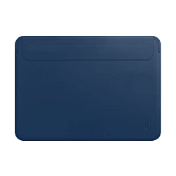 Чехол WIWU Skin Pro 2 Leather Sleeve для Apple MacBook Pro 16" (2021 / 2023) полиуретан, кожа, синий
