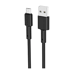 Дата-кабель Borofone BX31 Micro 1 м, чёрный
