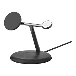 Беспроводное зарядное устройство Belkin Boost Charge Pro 3 в 1 Qi2 15 Вт чёрный