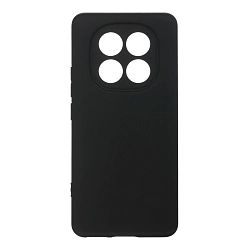 Клип-кейс (накладка) Silicone cover закрытый для Xiaomi Redmi Note 15 Pro Plus 5G / Poco M8 Pro силикон, чёрный