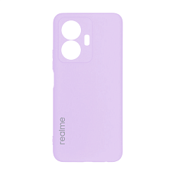 Клип-кейс (накладка) для Realme C55 силикон, лавандовый