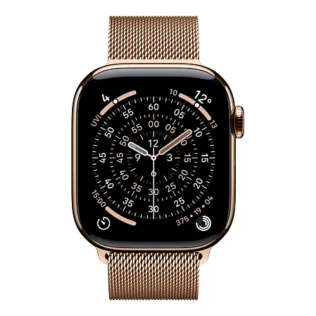 Умные часы Apple Watch Series 11 42mm GPS + Cellular Gold Titanium Case Gold Milanese Loop One Size - 2