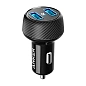 Автомобильное зарядное устройство Anker PowerDrive 2 Elite 24 Вт (Уценка) чёрный (удовлетворительное состояние, потертости, порвана упаковка)