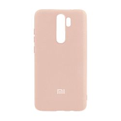 Клип-кейс (накладка) Silicone cover для Xiaomi Redmi Note 8 Pro силикон, пудровый