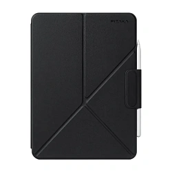 Чехол-книжка Pitaka MagEZ Folio 2 для Apple iPad Air 11" (2024 - 2026) / Apple iPad Pro 11" (2022) / Apple iPad Air 10.9 (2020 / 2022) полиуретан, чёрный