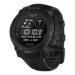 Умные часы Garmin Instinct 3 45mm Solar Tactical Edition чёрный (чёрный ремешок)