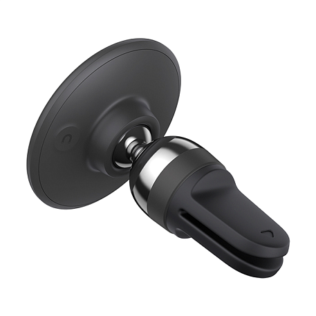 Автомобильный держатель Baseus C01 Magnetic Phone Holder (Air Outlet Version) (зажим) (Уценка) чёрный (отличное состояние, повреждена упаковка) - 4