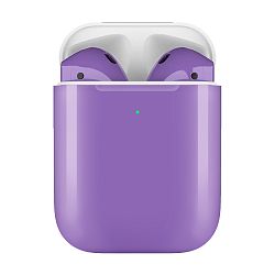 Беспроводные наушники Apple AirPods 2 с зарядным футляром фиолетовый (MV7N2)