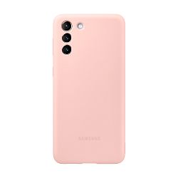 Клип-кейс (накладка) Samsung Silicone cover для Samsung Galaxy S21 Plus силикон, розовый