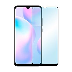 Защитное стекло 3D Classic для Xiaomi Redmi 9a / 9c / 10a / A1+ / A2+, черная рамка