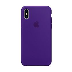 Клип-кейс (накладка) Apple Silicone Case для Apple iPhone X силикон, Ultra Violet