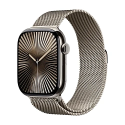 Умные часы Apple Watch Series 10 46mm GPS + Cellular (Уценка) Natural Titanium Case Natural Titanium Milanese Loop M/L, eSim