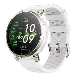 Умные часы Xiaomi Amazfit Active 3 Premium белый (белый ремешок)
