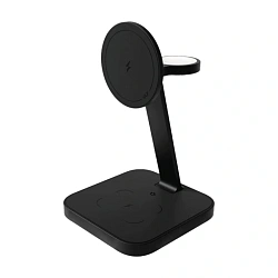 Беспроводное зарядное устройство VLP Unity Power 3in1 25 Вт "чёрный титан"