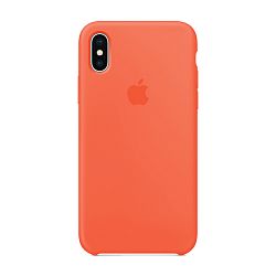 Клип-кейс (накладка) Apple Silicone Case для Apple iPhone Xs силикон, Nectarine