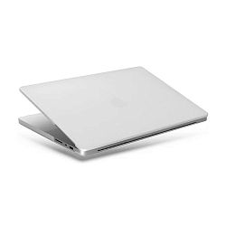 Чехол UNIQ Claro для Apple MacBook Pro 14" (2021) пластик, прозрачный матовый