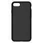 Клип-кейс (накладка) для Apple iPhone 7 / 8 / SE 2020 / 2022 силикон, чёрный матовый